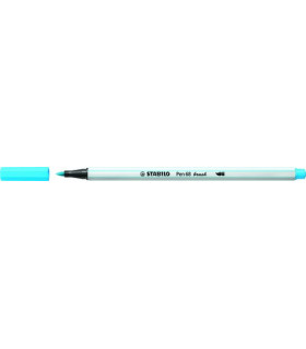 ROTUL.STABILO PEN 68  BRUSH AZUL FL.