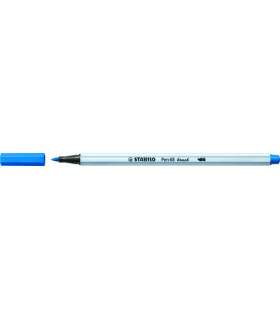 ROTUL.STABILO PEN 68  BRUSH AZUL OSC.