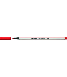 ROTUL.STABILO PEN 68  BRUSH CARMIN