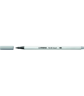 ROTUL.STABILO PEN 68  BRUSH GRIS CLARO