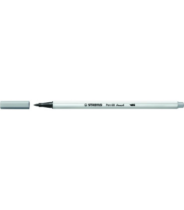 ROTUL.STABILO PEN 68  BRUSH GRIS CLARO