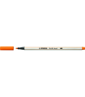 ROTUL.STABILO PEN 68  BRUSH NARANJA