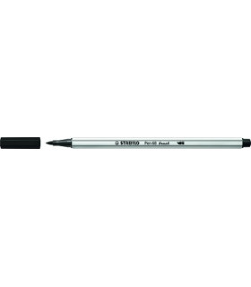 ROTUL.STABILO PEN 68  BRUSH NEGRO