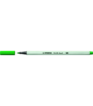 ROTUL.STABILO PEN 68  BRUSH VERDE