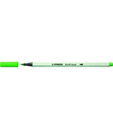 ROTUL.STABILO PEN 68  BRUSH VERDE CLARO