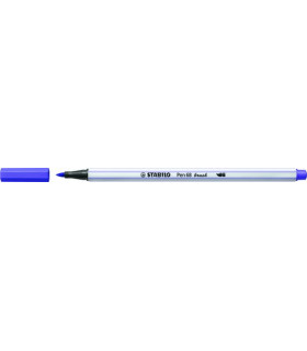 ROTUL.STABILO PEN 68  BRUSH VIOLETA