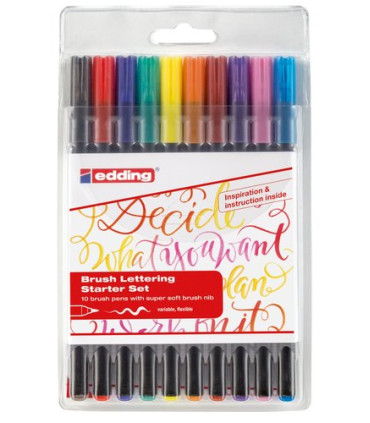 ROTUL.EDDING 1340 BRUSHPEN BOLSA DE 10