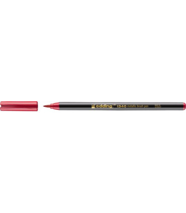 ROTUL.EDDING 1340 BRUSHPEN METALLIC ROJO