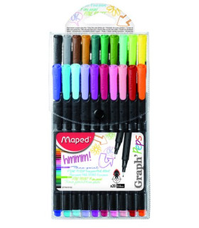 ROTUL.MAPED GRAPH PEPS ESTUCHE DE 20
