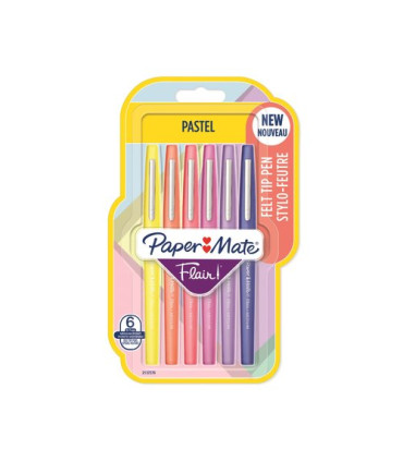 ROTUL.PAPER MATE PASTEL SURT.B/6