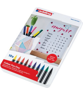 ROTUL.EDDING 1200 CAJA METAL de 10