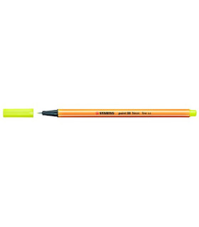 ROTUL.STABILO POINT 88  AMARILLO NEON