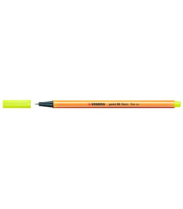 ROTUL.STABILO POINT 88  AMARILLO NEON