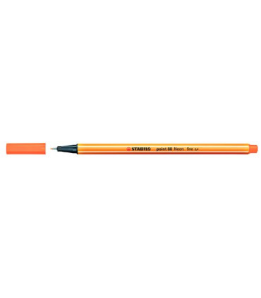 ROTUL.STABILO POINT 88  NARANJA NEON