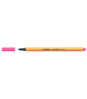 ROTUL.STABILO POINT 88  ROJO NEON