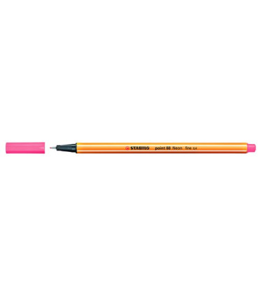 ROTUL.STABILO POINT 88  ROJO NEON