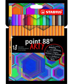 ROTUL.STABILO POINT 88 ARTY LINE e.18