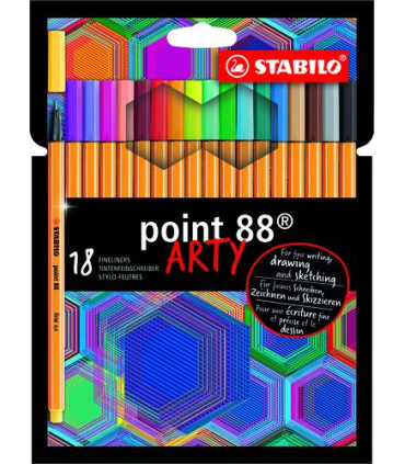 ROTUL.STABILO POINT 88 ARTY LINE e.18