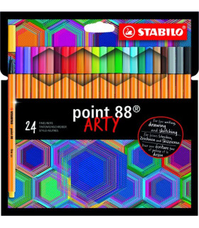 ROTUL.STABILO POINT 88 ARTY LINE e.24