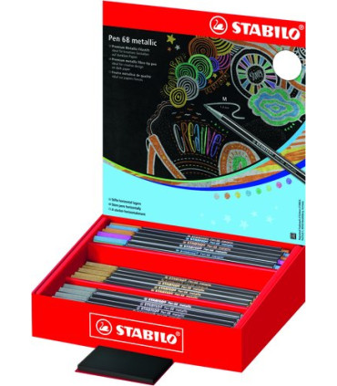 ROTUL.STABILO PEN 68 METALLIC EXP.60