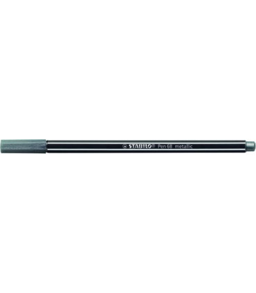 ROTUL.STABILO PEN 68  METALLIC PLATA