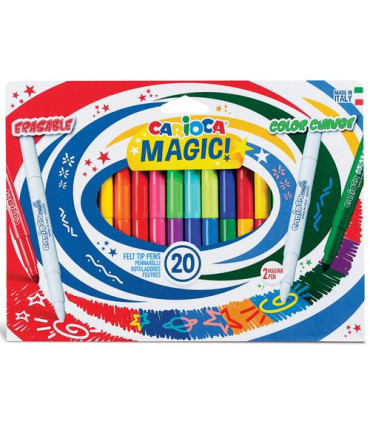 ROTUL.CARIOCA MAGIC MARKERS CAJA 20