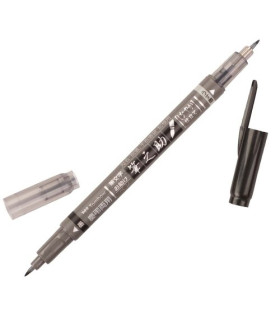 ROTUL.TOMBOW FUDENOSUKE TWIN NEGRO/GRIS