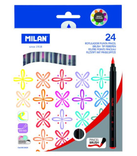 ROTUL. MILAN PUNTA PINCEL CAJA 24