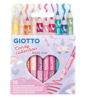 LAPICES COLOR GIOTTO CANDY DUO E/10