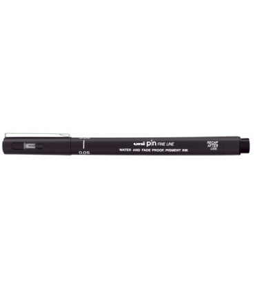 ROTUL.UNI PIN 0,05 mm NEGRO