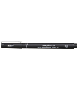 ROTUL.UNI PIN 0,6 mm NEGRO
