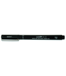 ROTUL.UNI PIN 0,8 mm NEGRO