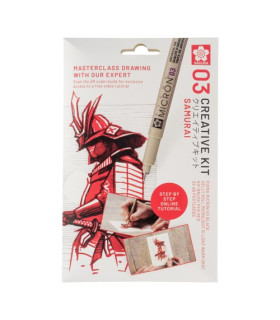 SET CREATIVO SAKURA ART KIT SAMURAI