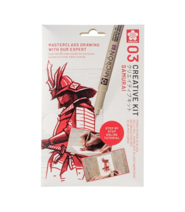 SET CREATIVO SAKURA ART KIT SAMURAI