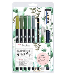SET LETTERING TOMBOW GREENERY