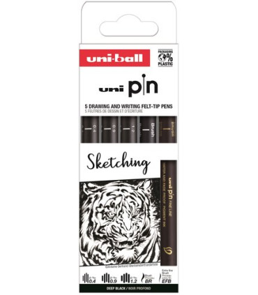 ROTUL.UNI PIN CALIBRADO SKETCHING C/5