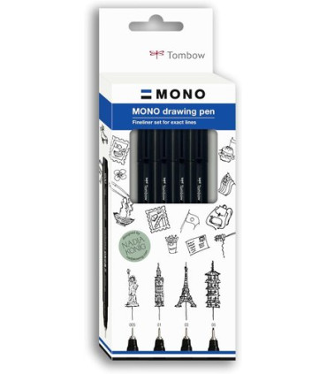 ROTUL.TOMBOW MONO DRAWING P.FINA NG P/4