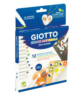 ROTUL.GIOTTO DECOR MATERIALS ESTUCHE 12