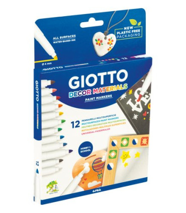 ROTUL.GIOTTO DECOR MATERIALS ESTUCHE 12