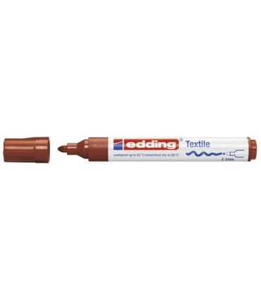 ROTUL.EDDING 4500 TELA  MARRON