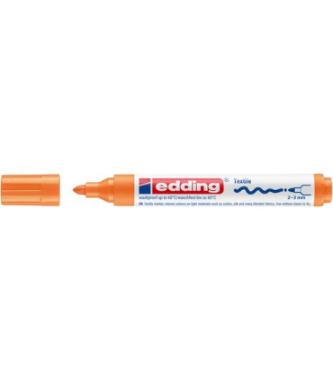 ROTUL.EDDING 4500 TELA  NARANJA NEON