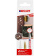 ROTUL.EDDING  751 B/3 (blanco, oro y pla