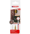 ROTUL.EDDING  751 B/3 (blanco, oro y pla