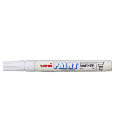 MARCADOR UNI-BALL UNI PAINT PX-20 BLANCO