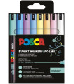 ROTUL.UNI-POSCA PC-1MR SUAVES E/8