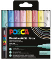 ROTUL.UNI-POSCA PC-1M COL. SUAVES E/4
