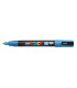 ROTUL.UNI-POSCA PC-3ML  AZUL CLARO