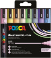 ROTUL.UNI-POSCA PC-5M COL. PASTEL E/8