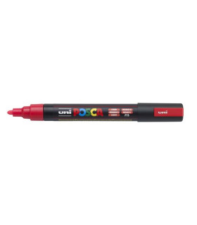 ROTUL.UNI-POSCA PC-5M  FLUOR ROJO