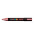 ROTUL.UNI-POSCA PC-5M  ROJO METALICO